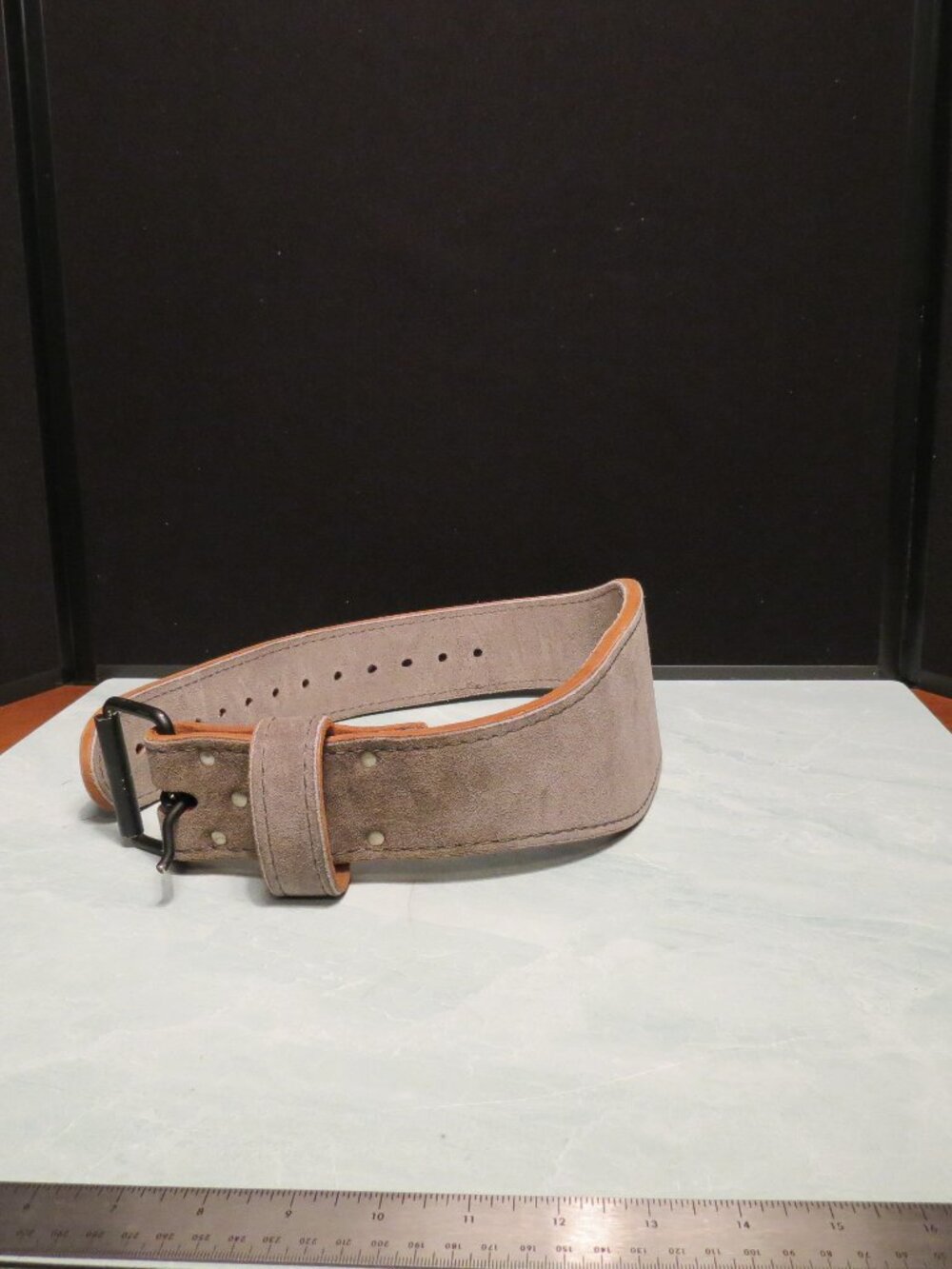 Youth Powerlifting Weight Belt One Prong 10mm Thick 36" Long Stiff Leather
